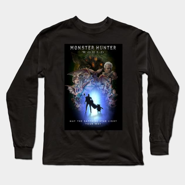 Monster Hunter World Long Sleeve T-Shirt by bside7715